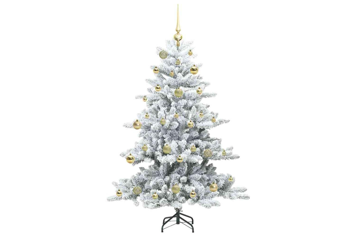 Vidaxl Artificial Hinged Christmas Tree With 150 Leds 150 Cm Pvc-4