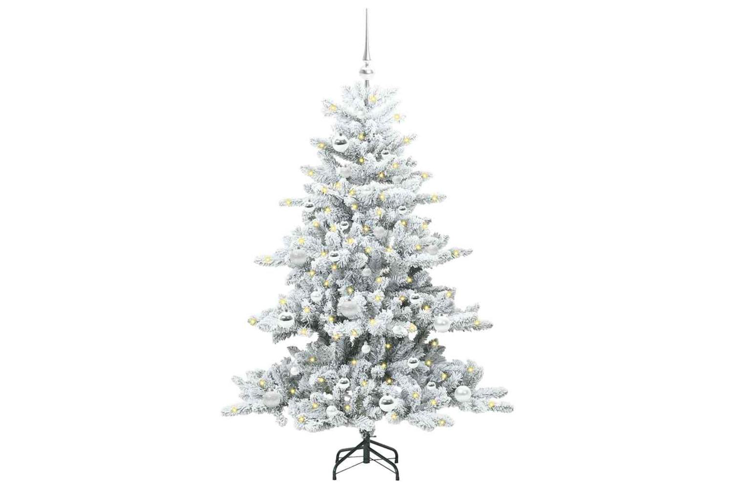 Vidaxl Artificial Hinged Christmas Tree With 150 Leds 150 Cm Pvc-3