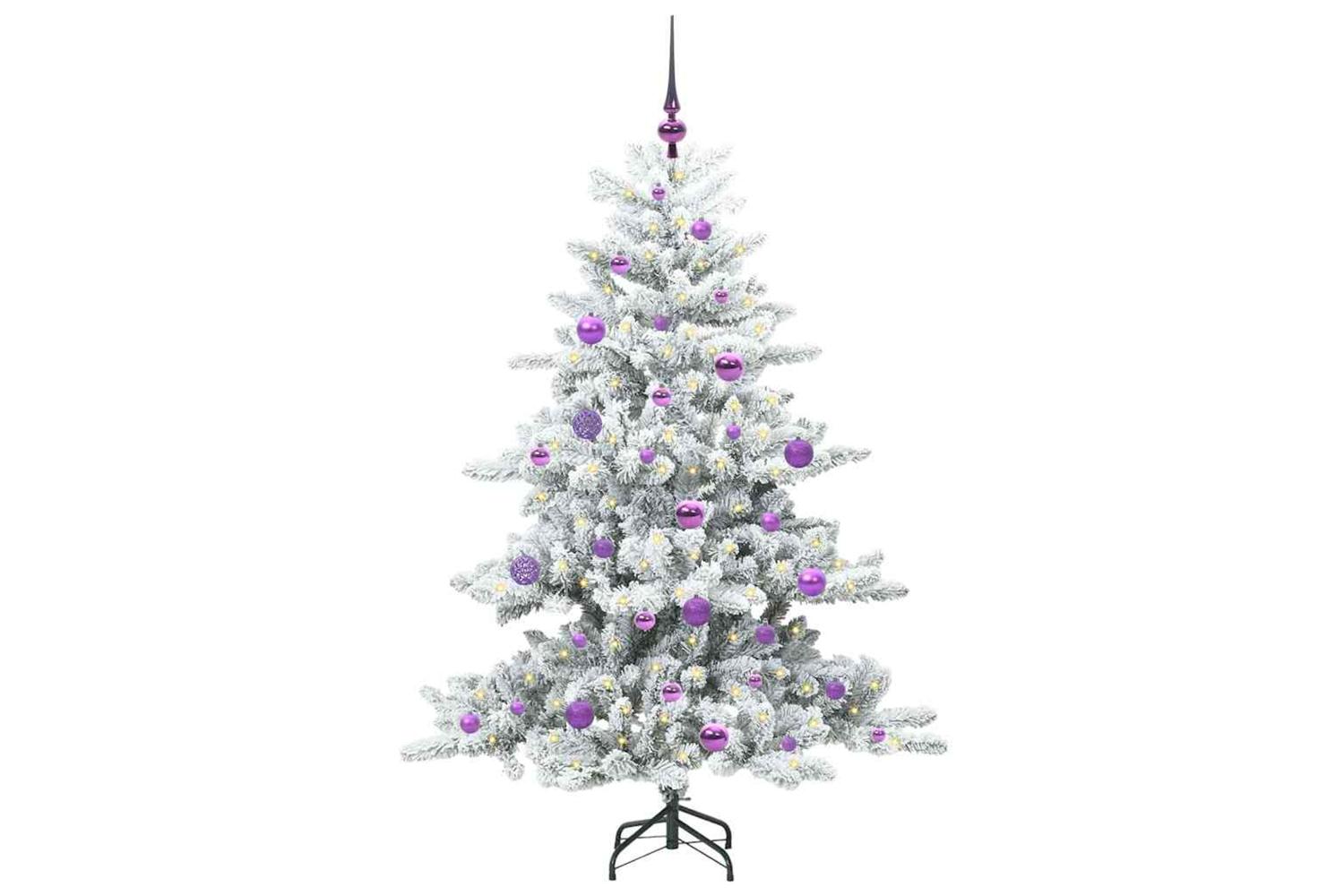 Vidaxl Artificial Hinged Christmas Tree With 150 Leds 150 Cm Pvc-3