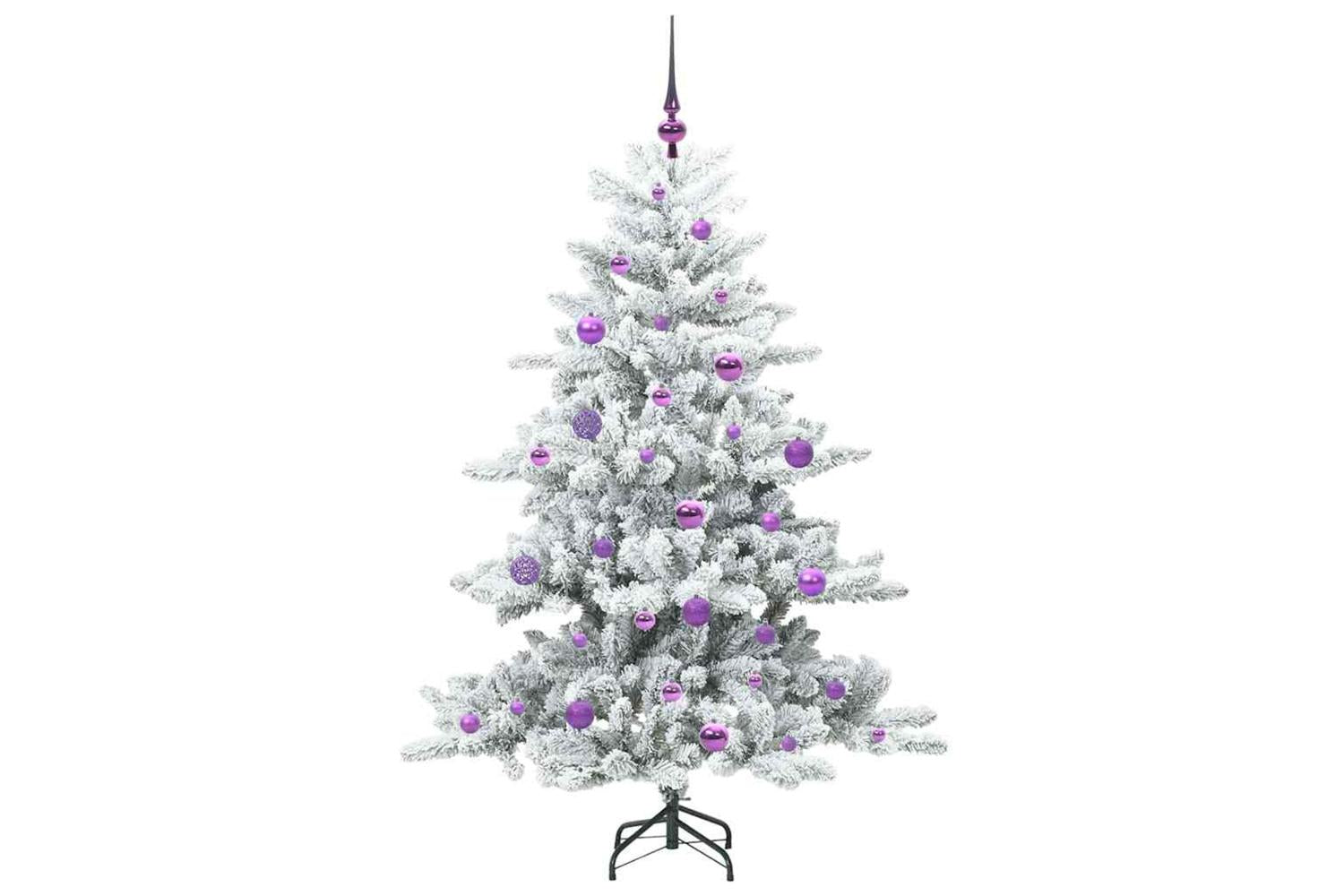Vidaxl Artificial Hinged Christmas Tree With 150 Leds 150 Cm Pvc-4
