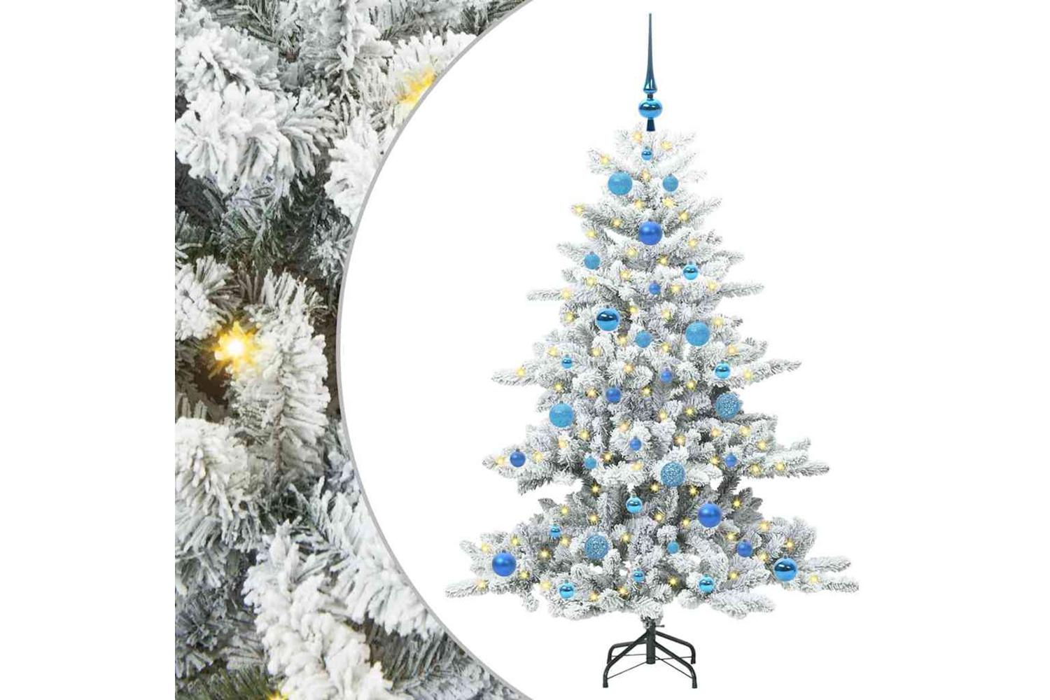 Vidaxl Artificial Hinged Christmas Tree With 150 Leds 150 Cm Pvc-2