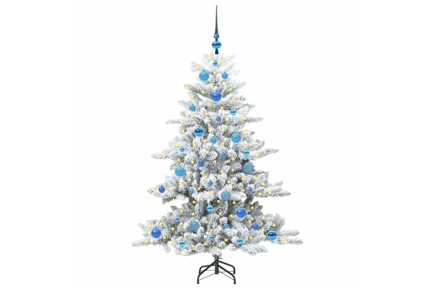 Vidaxl Artificial Hinged Christmas Tree With 150 Leds 150 Cm Pvc-3