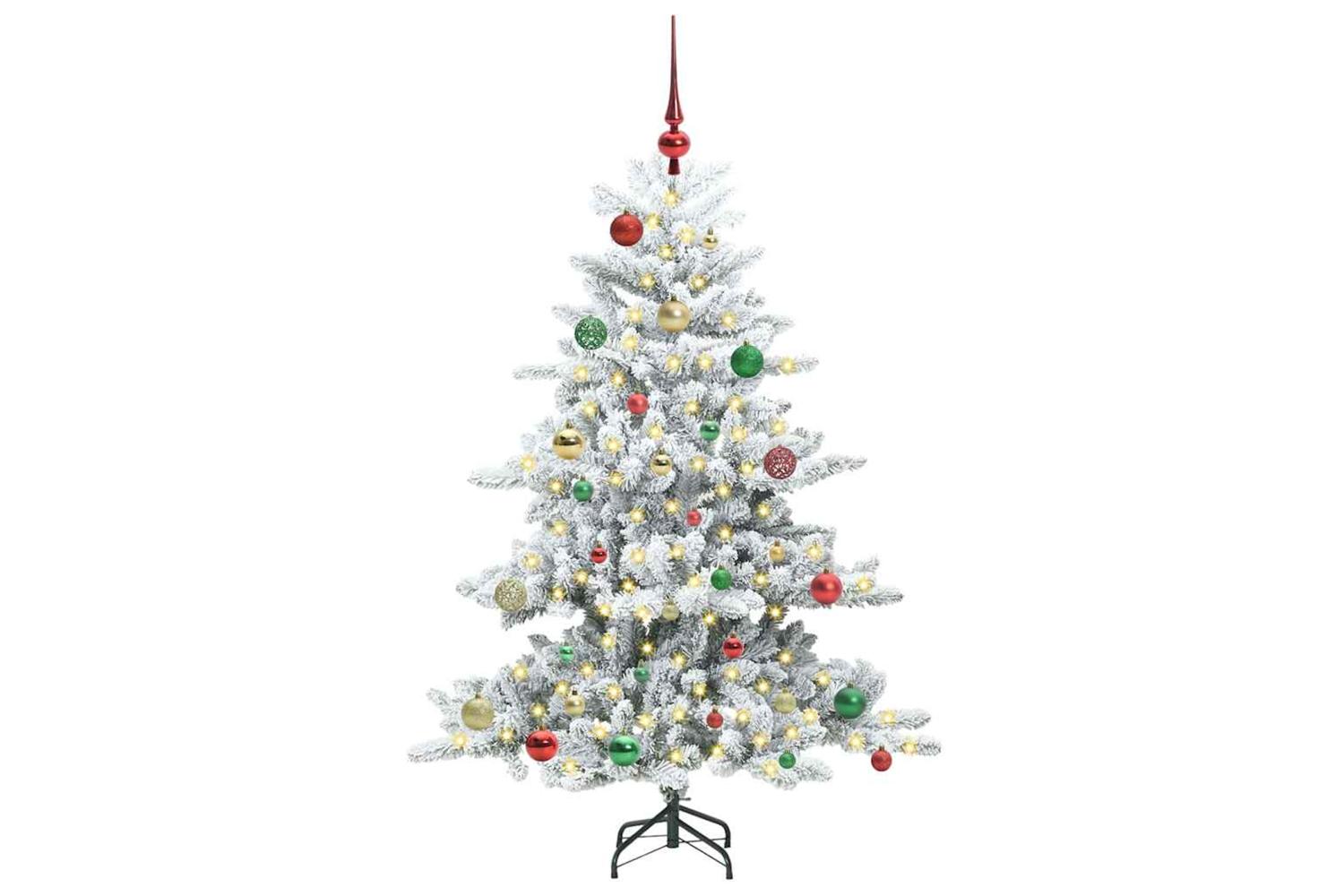 Vidaxl Artificial Hinged Christmas Tree With 150 Leds 150 Cm Pvc-3
