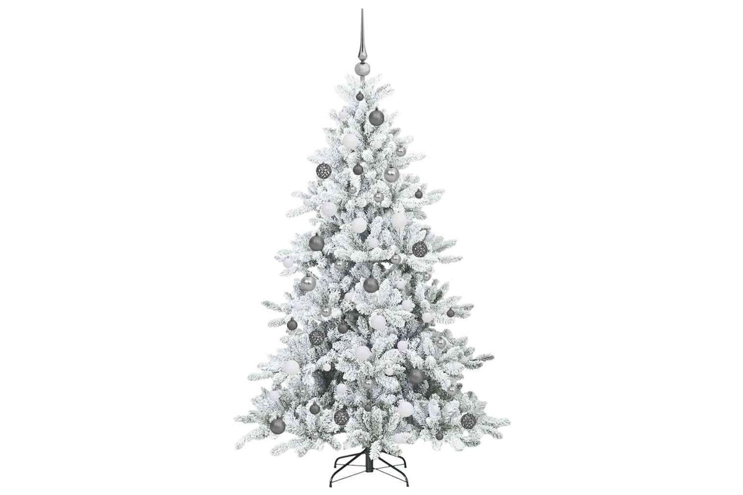 Vidaxl Artificial Hinged Christmas Tree With 300 Leds 180 Cm Pvc-5