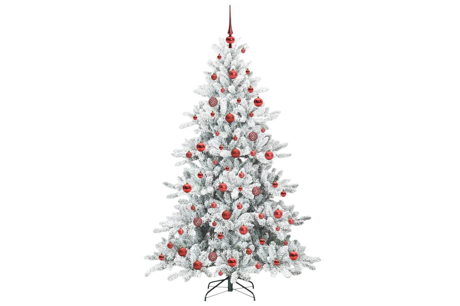 Vidaxl Artificial Hinged Christmas Tree With 300 Leds 180 Cm Pvc-4