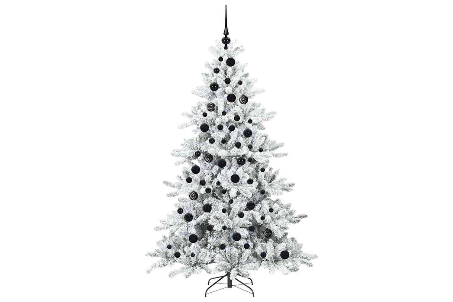Vidaxl Artificial Hinged Christmas Tree With 300 Leds 180 Cm Pvc-4