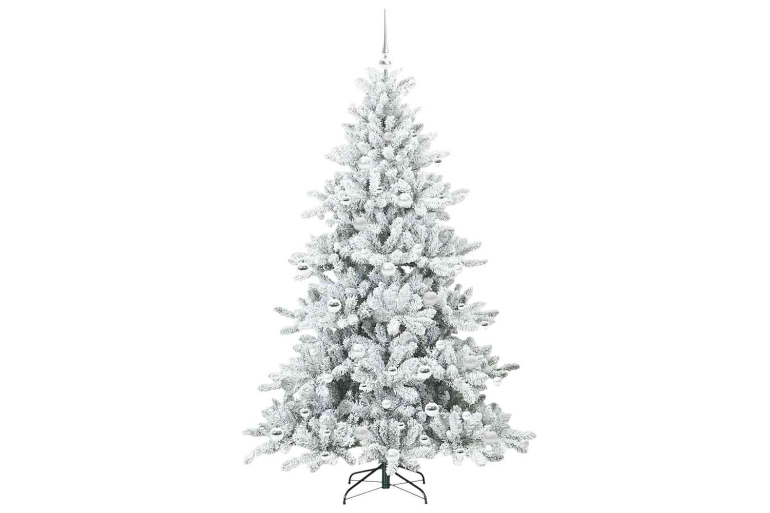 Vidaxl Artificial Hinged Christmas Tree With 300 Leds 180 Cm Pvc-4