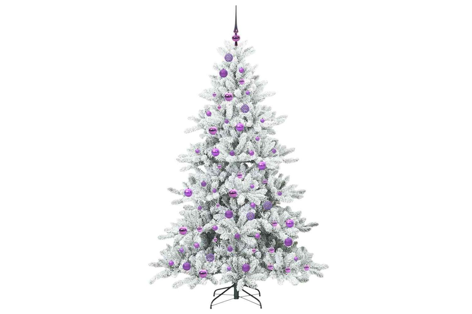 Vidaxl Artificial Hinged Christmas Tree With 300 Leds 180 Cm Pvc-4