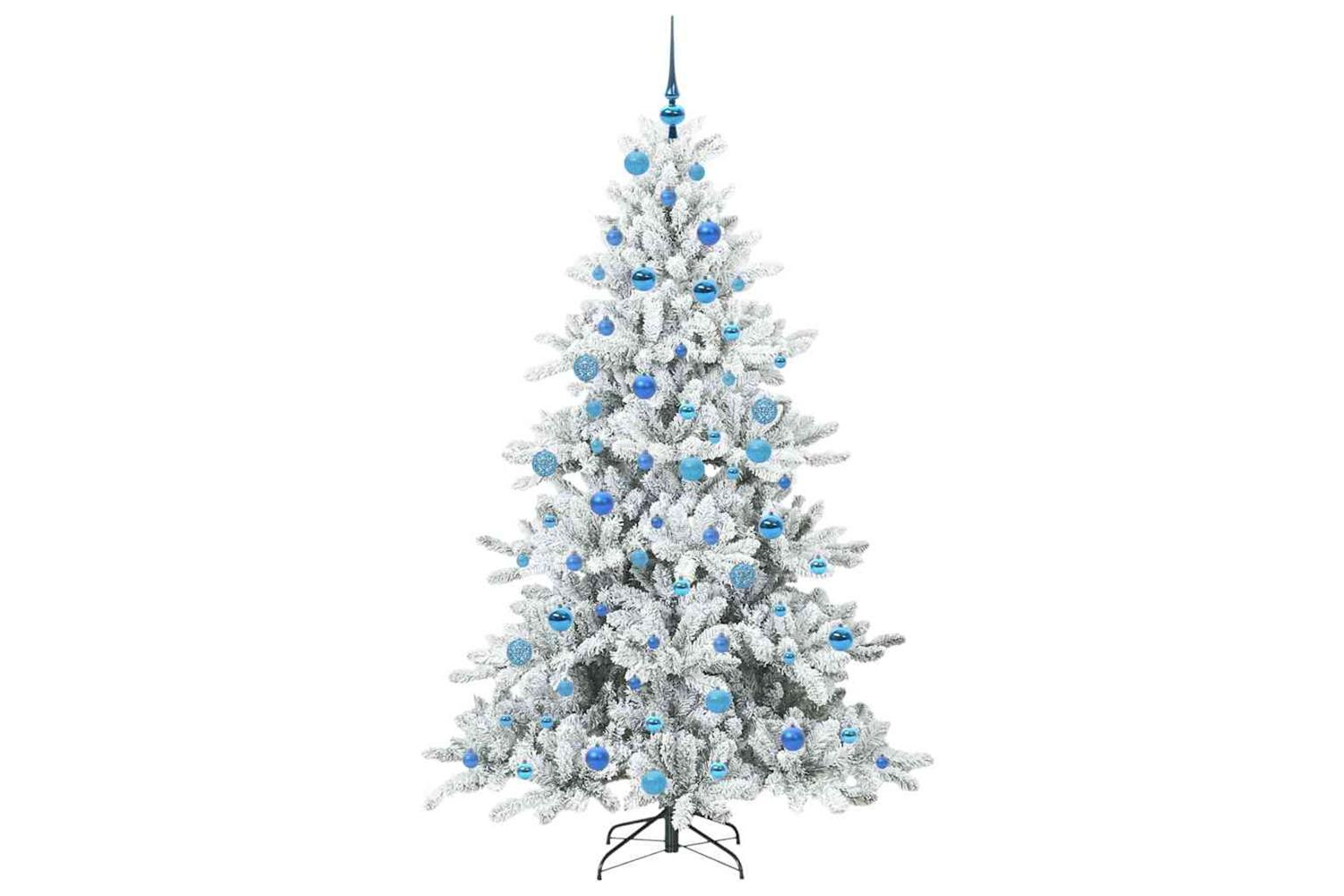 Vidaxl Artificial Hinged Christmas Tree With 300 Leds 180 Cm Pvc-4
