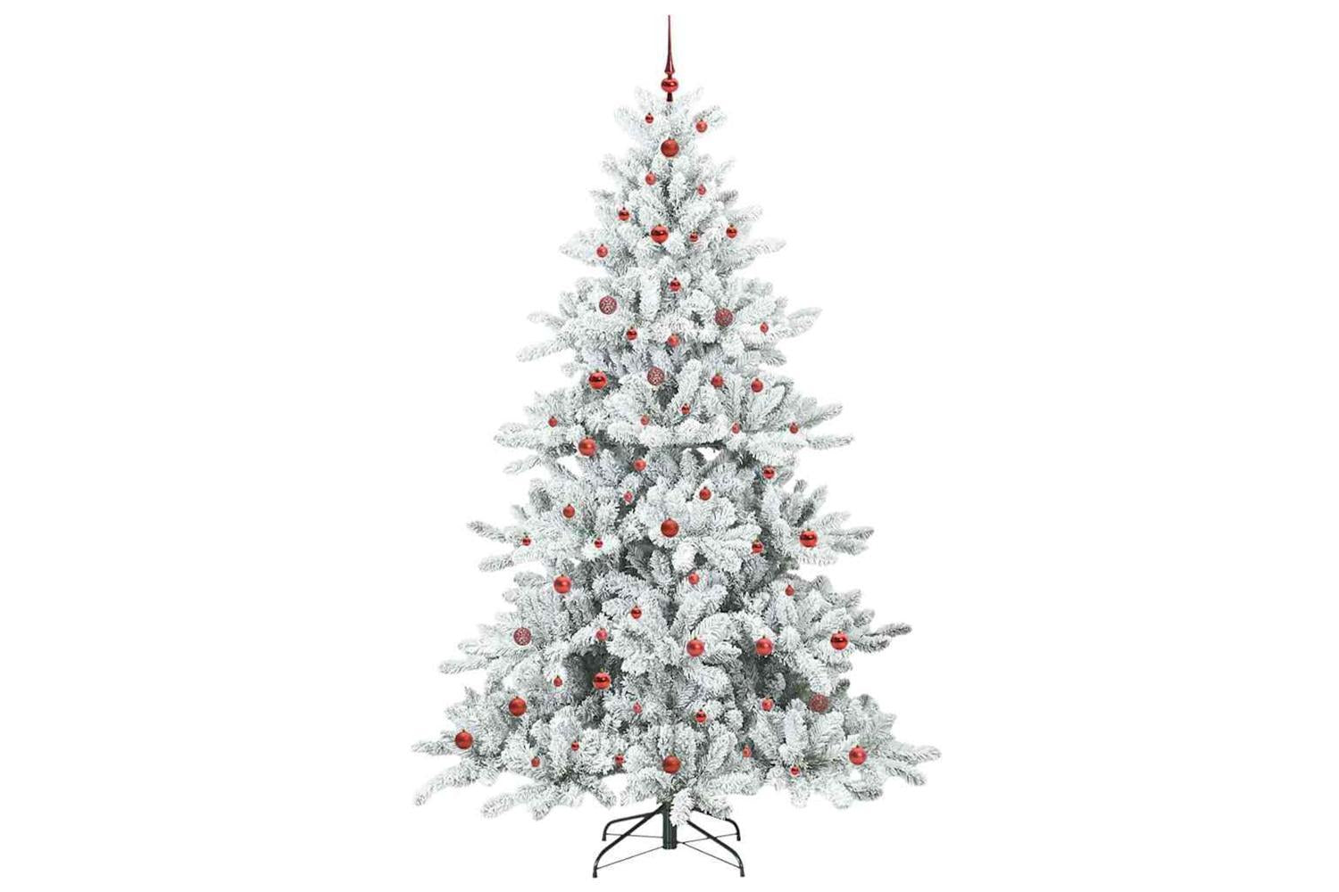 Vidaxl Artificial Hinged Christmas Tree With 300 Leds 240 Cm Pvc-4