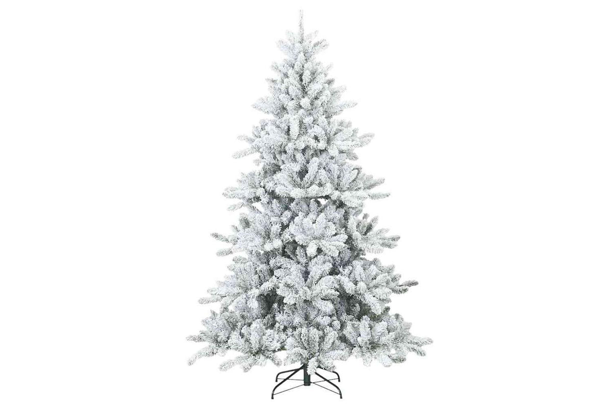 Vidaxl Artificial Hinged Christmas Tree With 300 Leds 240 Cm Pvc-5