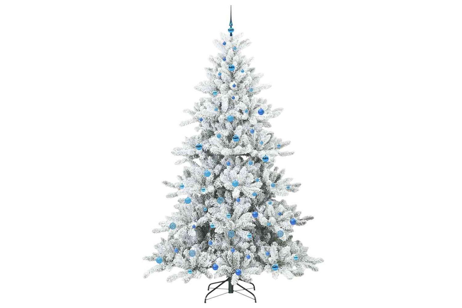 Vidaxl Artificial Hinged Christmas Tree With 300 Leds 240 Cm Pvc-4