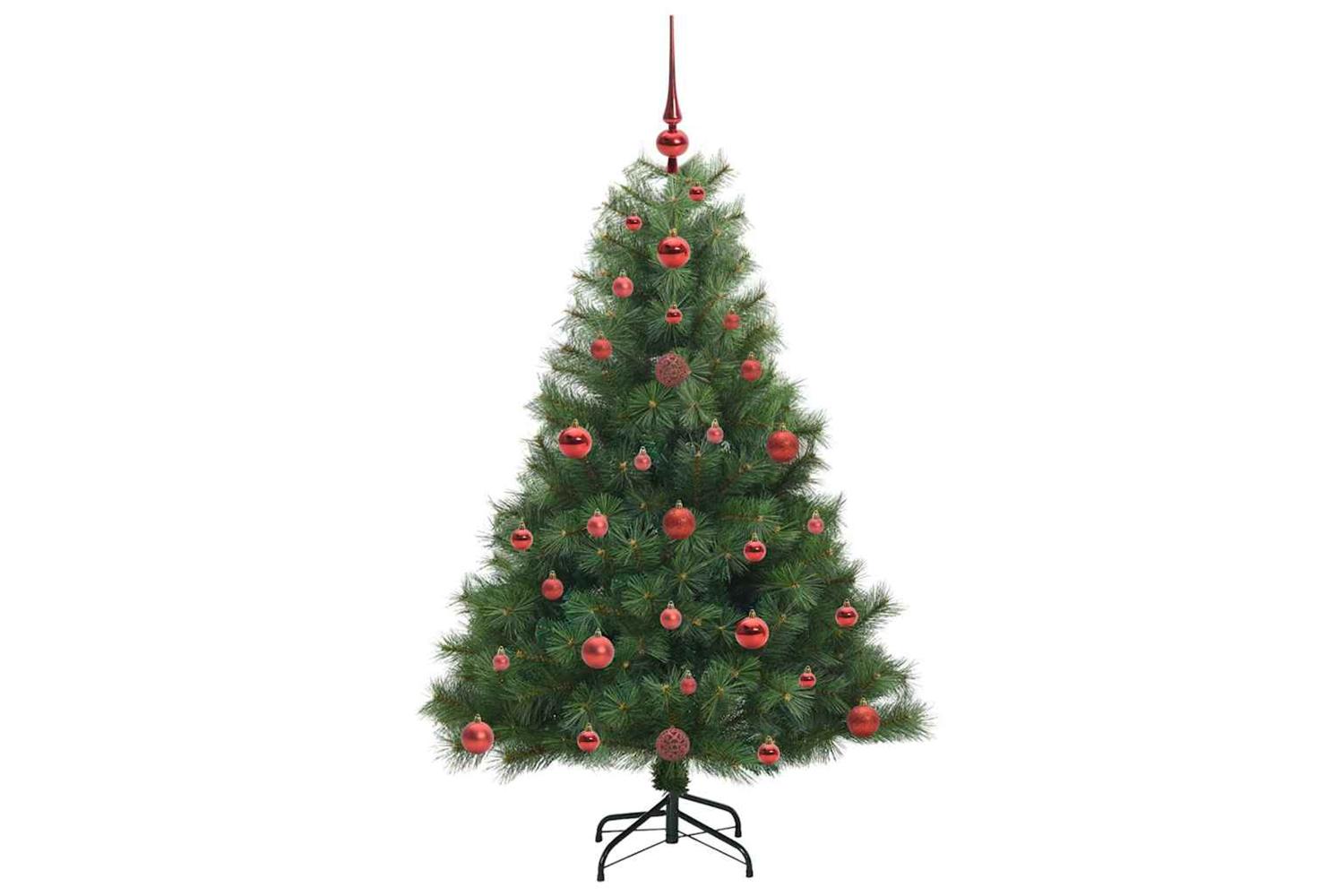 Vidaxl Artificial Christmas Tree With 150 Leds Green 120 Cm Pe And Pvc-4