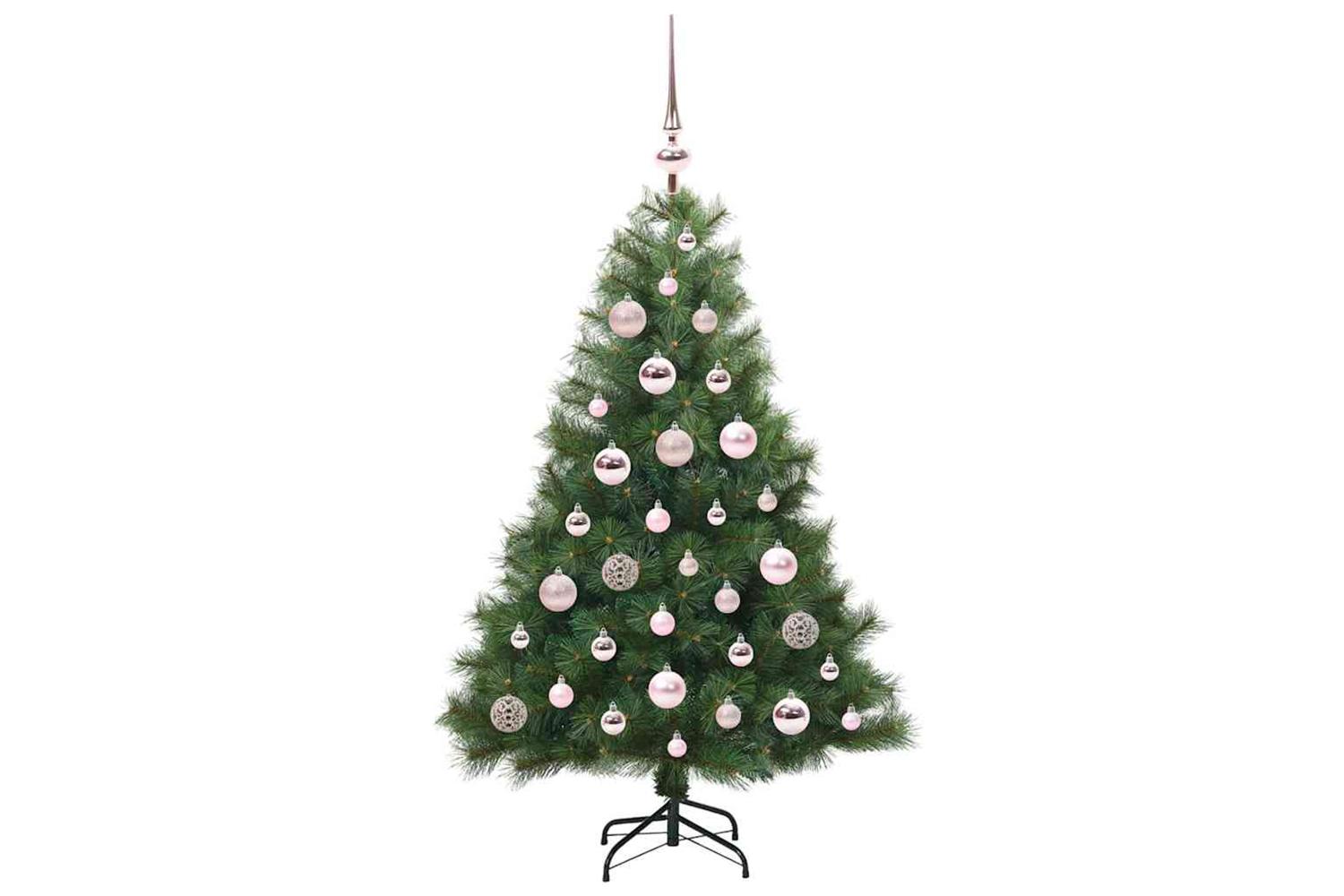 Vidaxl Artificial Christmas Tree With 150 Leds Green 120 Cm Pe And Pvc-4