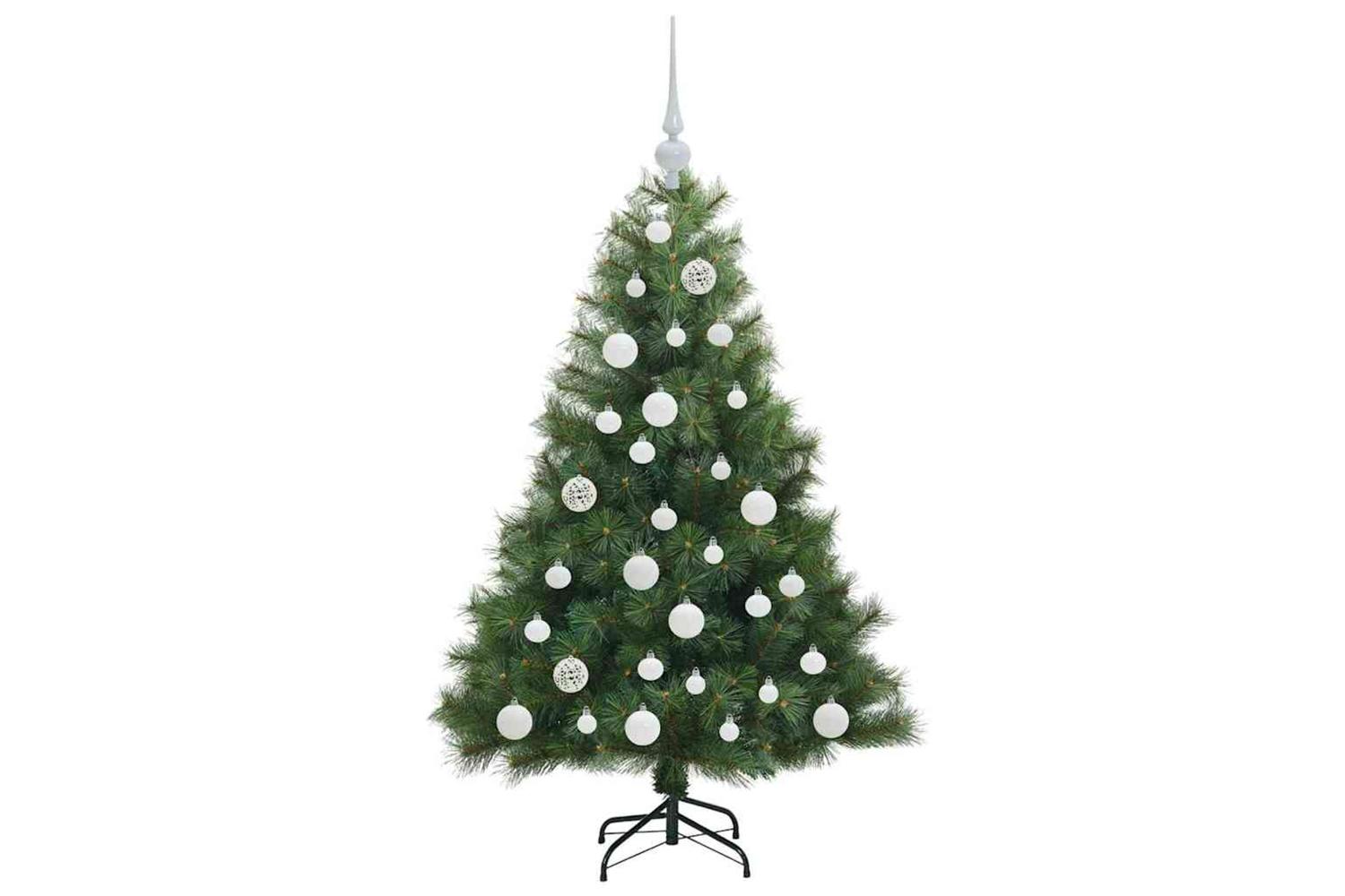Vidaxl Artificial Christmas Tree With 150 Leds Green 120 Cm Pe And Pvc-4