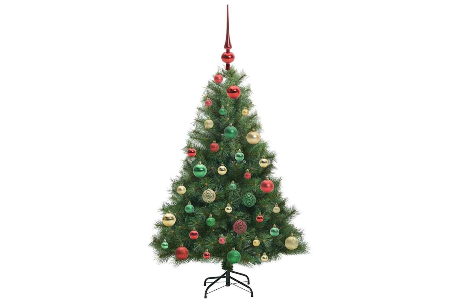 Vidaxl Artificial Christmas Tree With 150 Leds Green 120 Cm Pe And Pvc-6