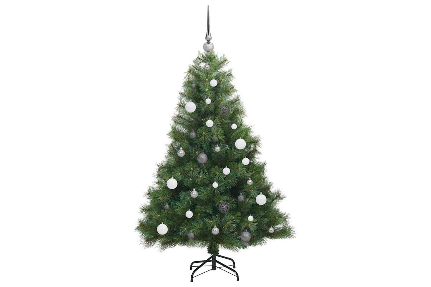 Vidaxl Artificial Christmas Tree With 150 Leds Green 150 Cm Pe And Pvc-5