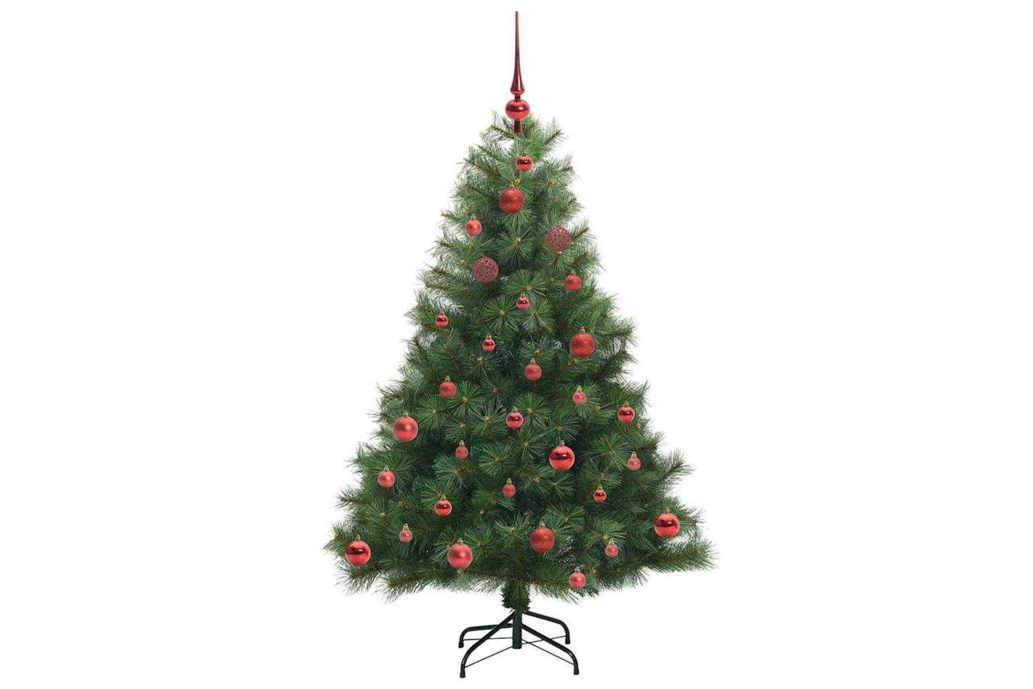 Vidaxl Artificial Christmas Tree With 150 Leds Green 150 Cm Pe And Pvc-4