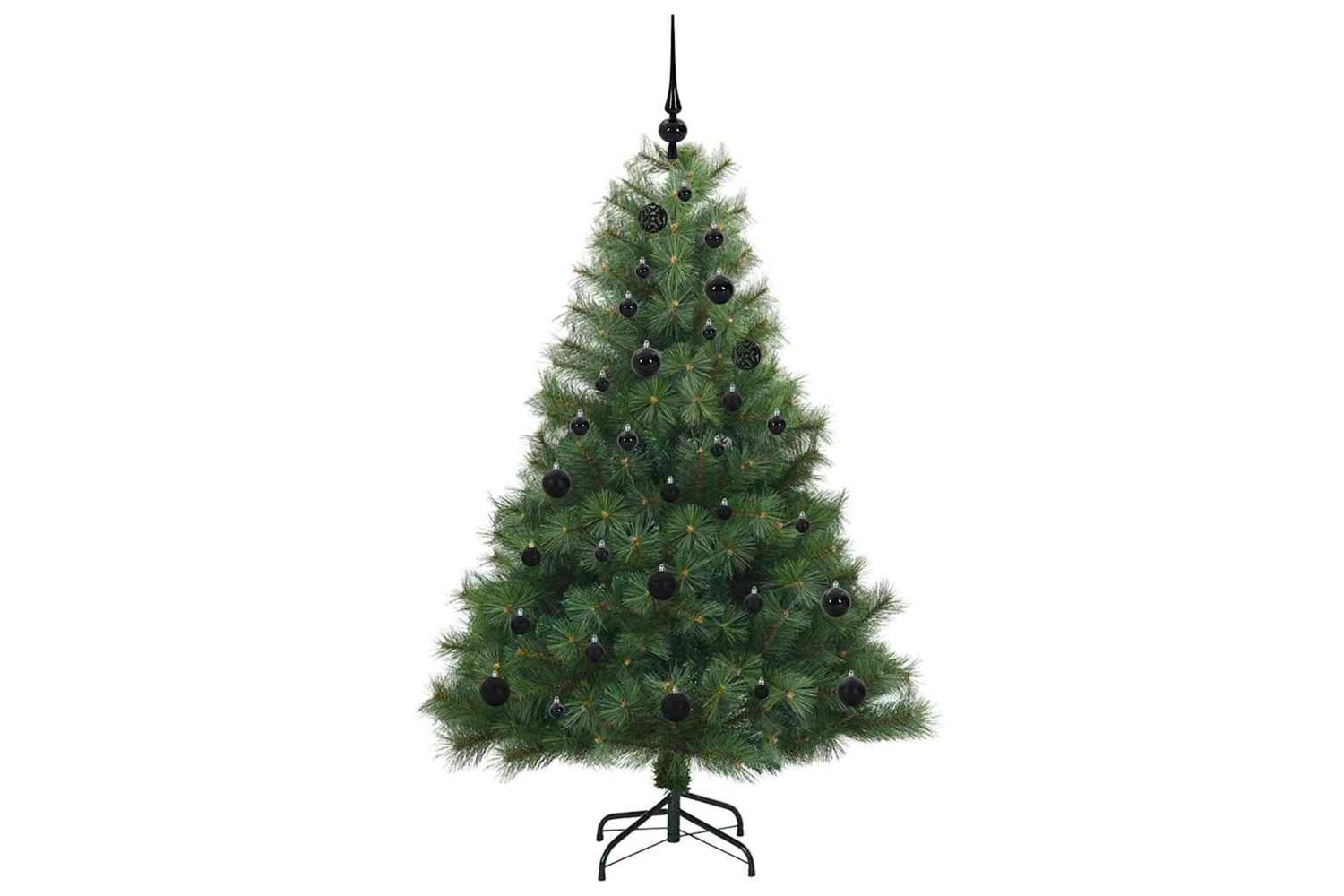Vidaxl Artificial Christmas Tree With 150 Leds Green 150 Cm Pe And Pvc-4