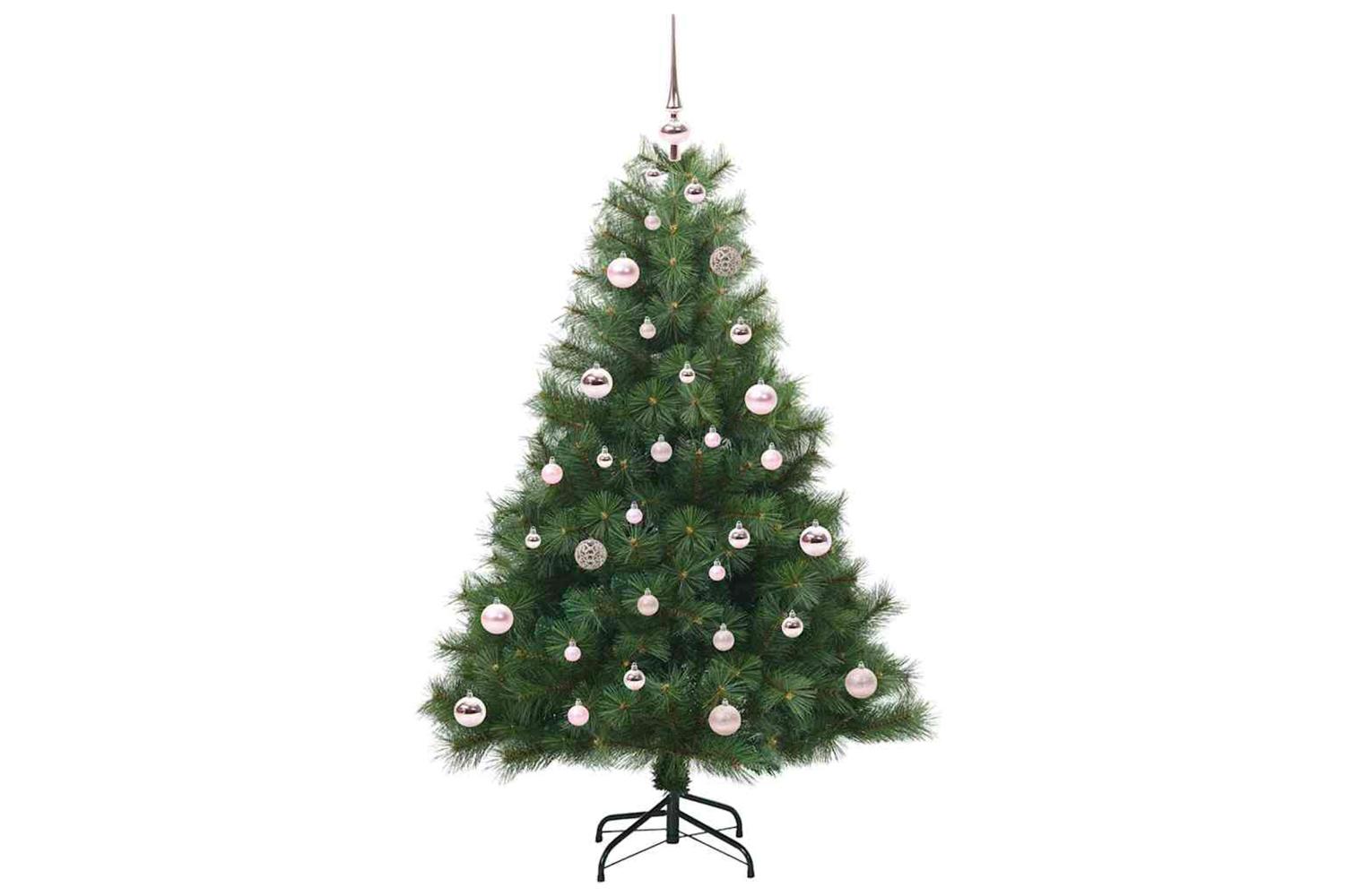 Vidaxl Artificial Christmas Tree With 150 Leds Green 150 Cm Pe And Pvc-3
