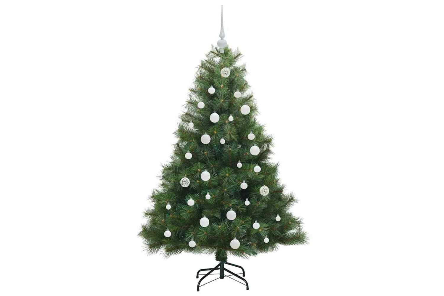 Vidaxl Artificial Christmas Tree With 150 Leds Green 150 Cm Pe And Pvc-4