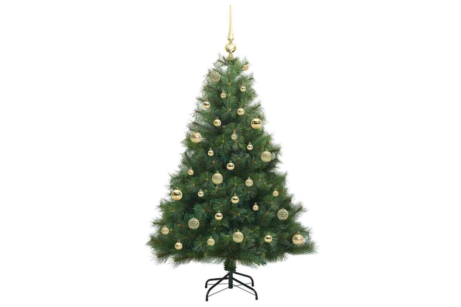 Vidaxl Artificial Christmas Tree With 150 Leds Green 150 Cm Pe And Pvc-4
