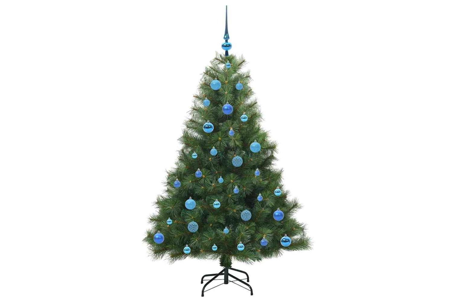 Vidaxl Artificial Christmas Tree With 150 Leds Green 150 Cm Pe And Pvc-4