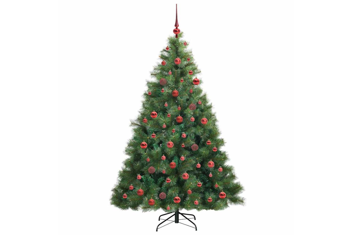 Vidaxl Artificial Christmas Tree With 300 Leds Green 180 Cm Pe And Pvc-4