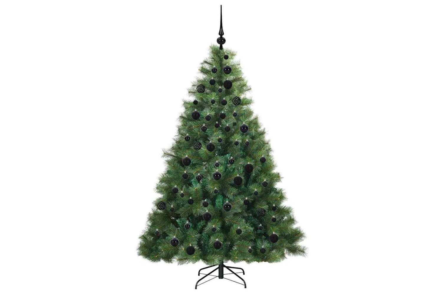 Vidaxl Artificial Christmas Tree With 300 Leds Green 180 Cm Pe And Pvc-4