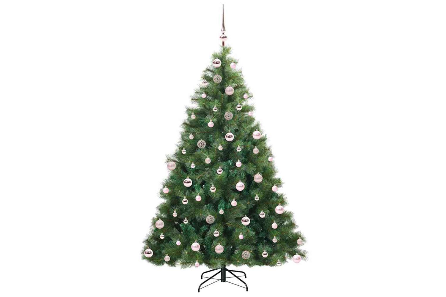 Vidaxl Artificial Christmas Tree With 300 Leds Green 180 Cm Pe And Pvc-4