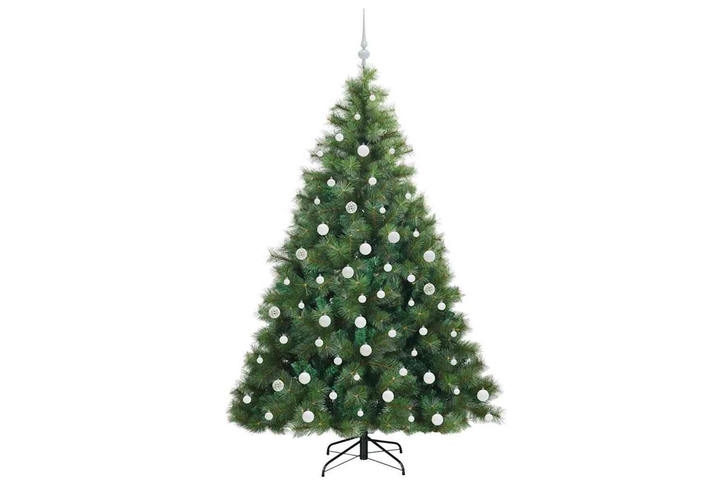 Vidaxl Artificial Christmas Tree With 300 Leds Green 180 Cm Pe And Pvc-4