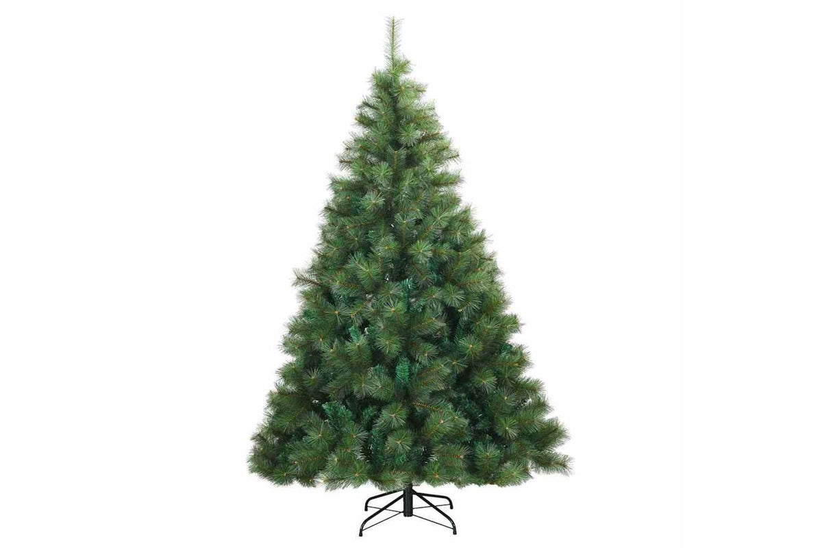 Vidaxl Artificial Christmas Tree With 300 Leds Green 210 Cm Pe And Pvc-4
