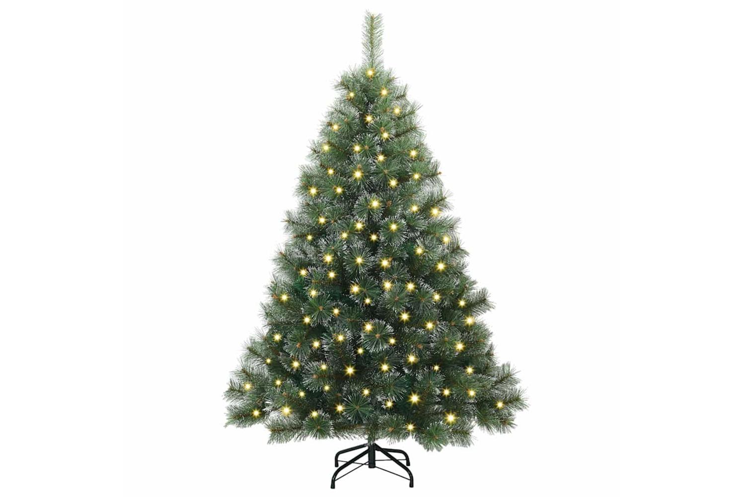Vidaxl Artificial Christmas Tree With 150 Leds Green 120 Cm Pe And Pvc-3