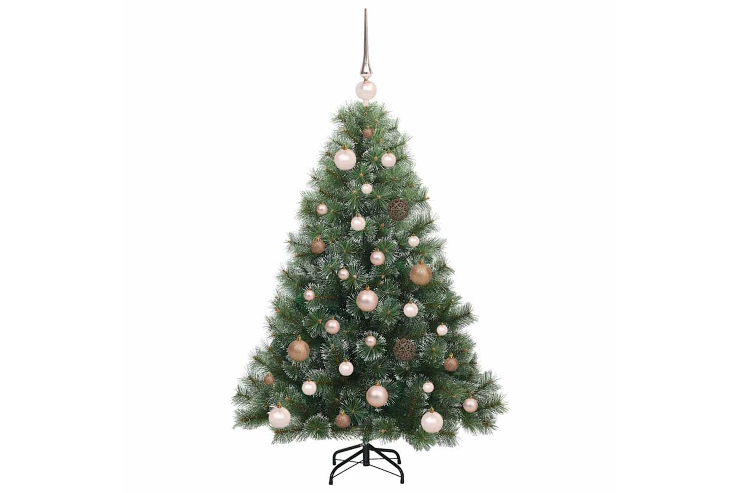 Vidaxl Artificial Christmas Tree With 150 Leds Green 120 Cm Pe And Pvc-4