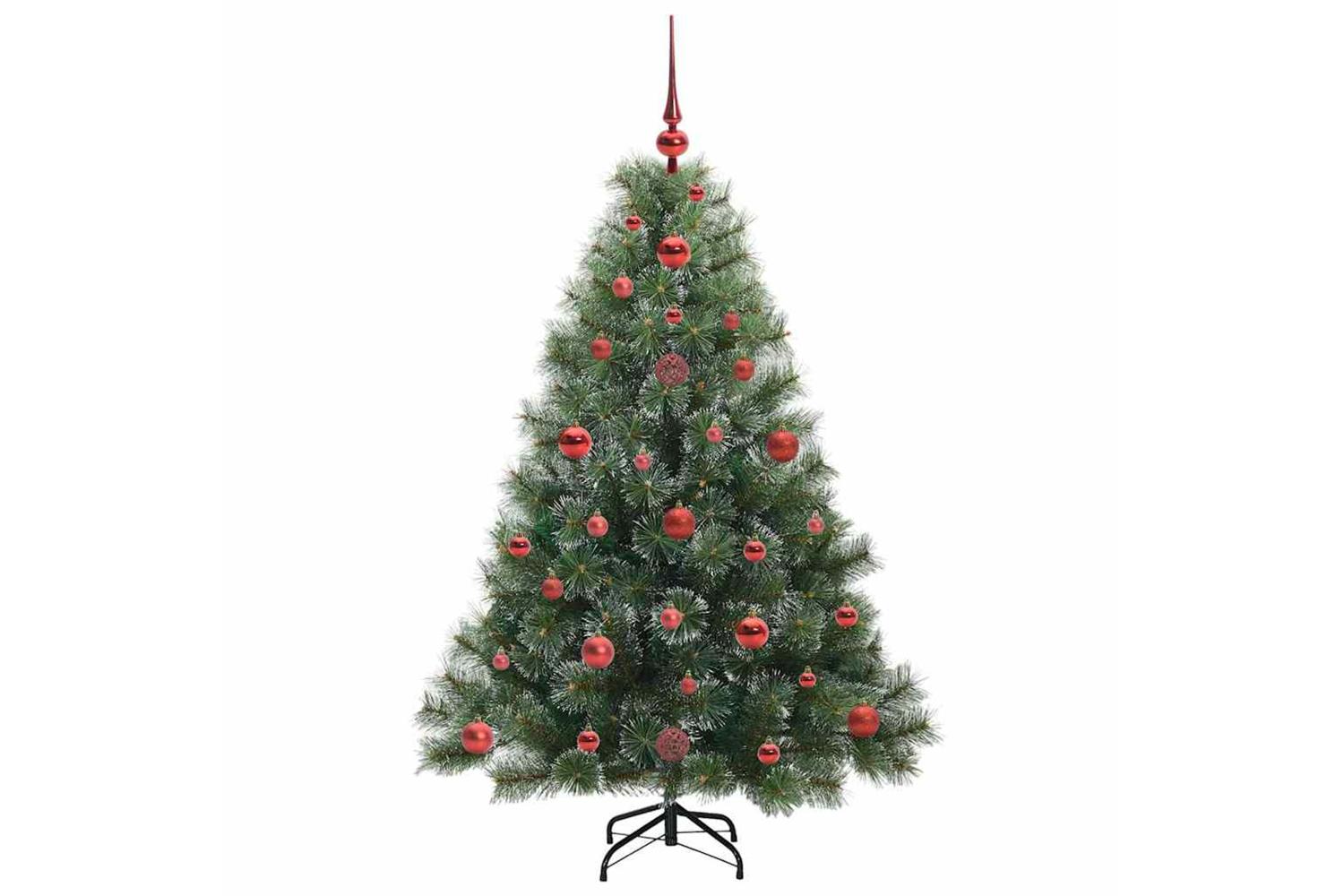 Vidaxl Artificial Christmas Tree With 150 Leds Green 120 Cm Pe And Pvc-4