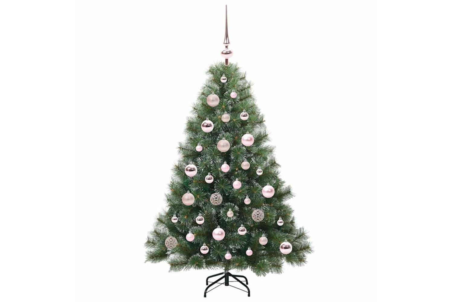 Vidaxl Artificial Christmas Tree With 150 Leds Green 120 Cm Pe And Pvc-4
