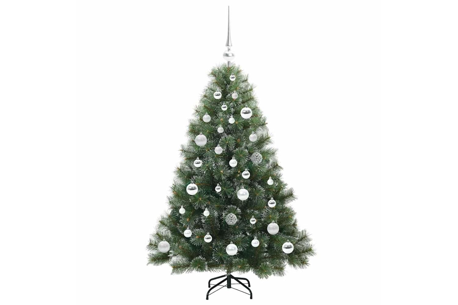 Vidaxl Artificial Christmas Tree With 150 Leds Green 120 Cm Pe And Pvc-4