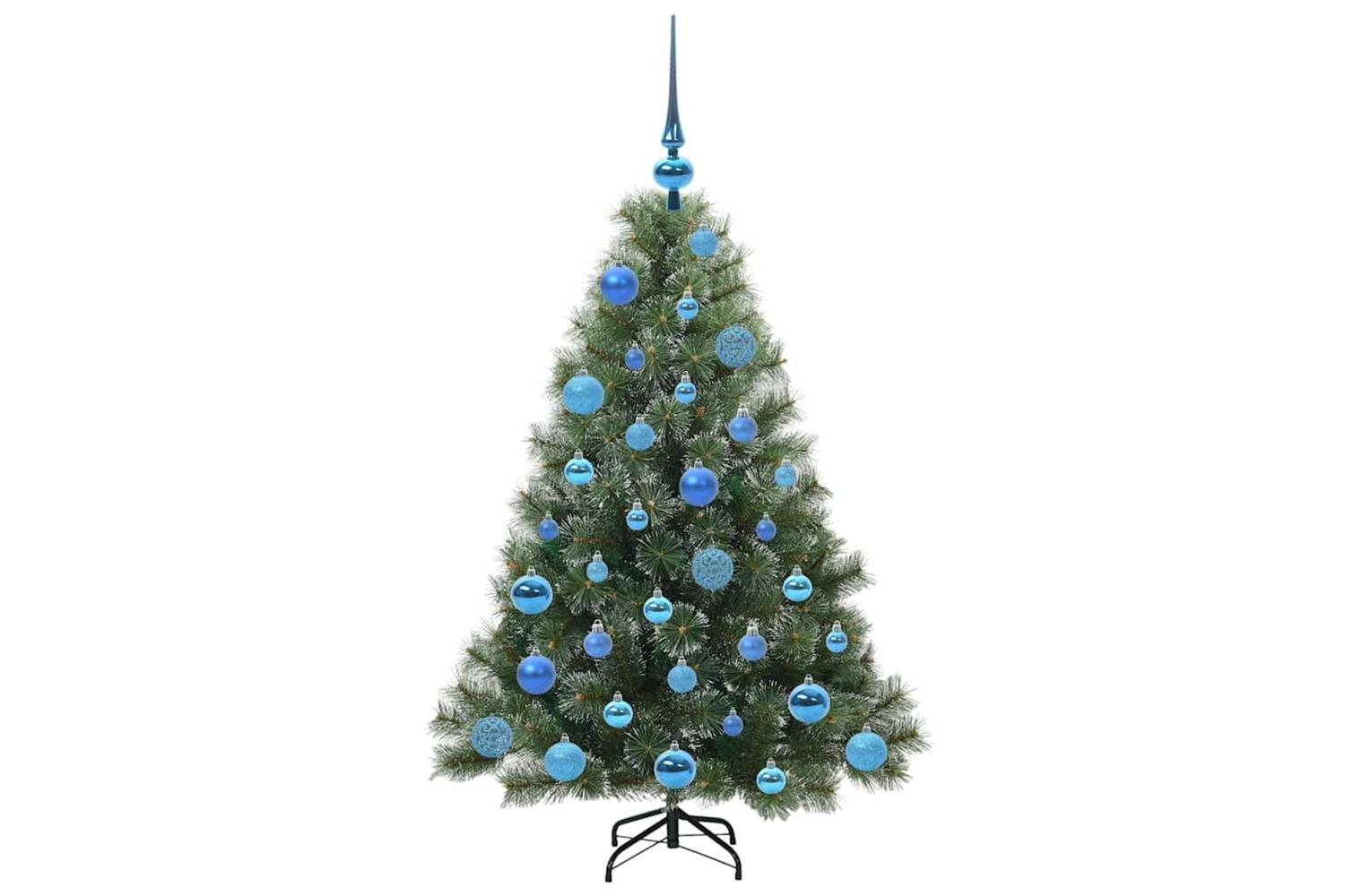 Vidaxl Artificial Christmas Tree With 150 Leds Green 120 Cm Pe And Pvc-4