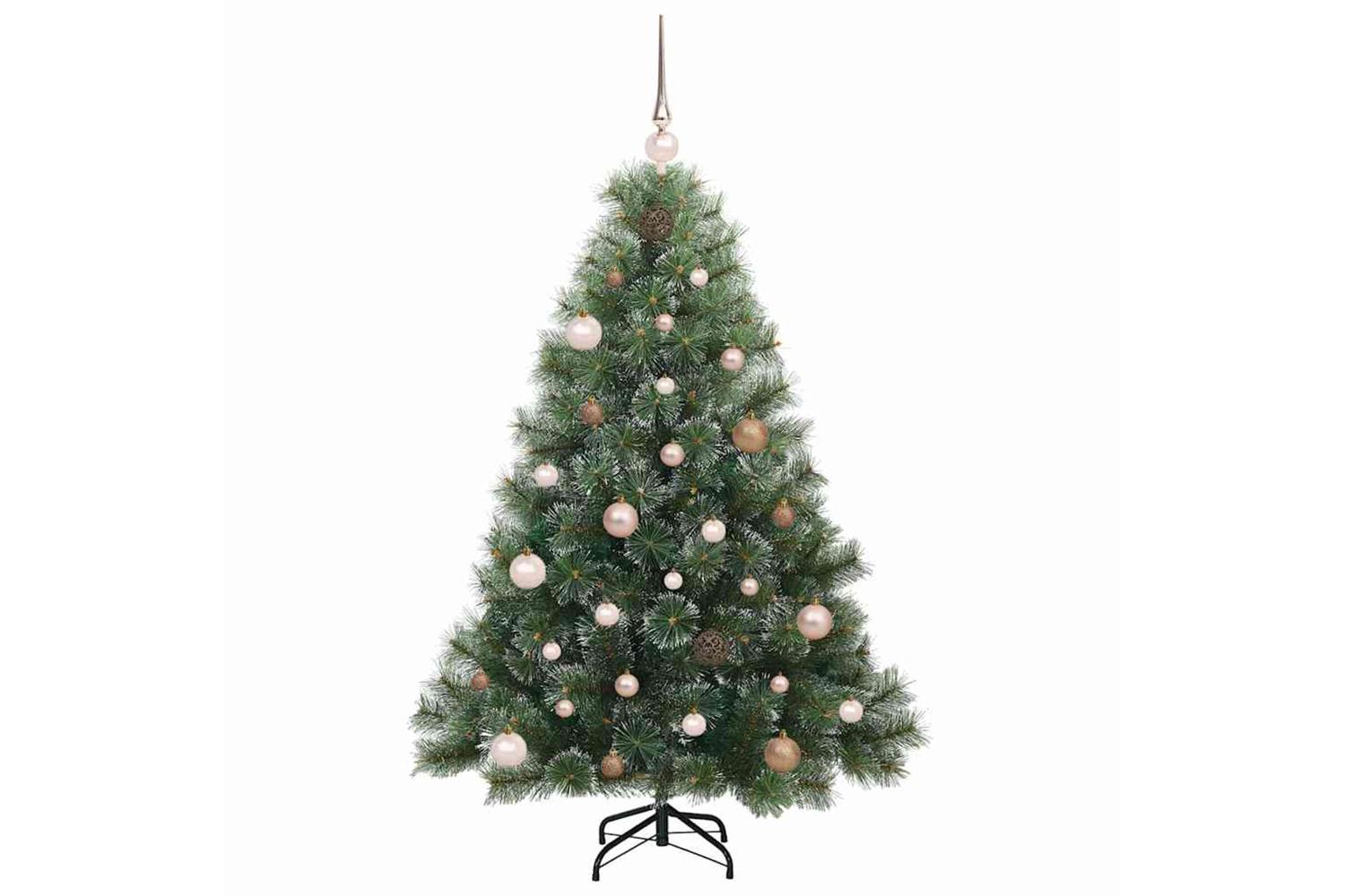 Vidaxl Artificial Christmas Tree With 150 Leds Green 150 Cm Pe And Pvc-4