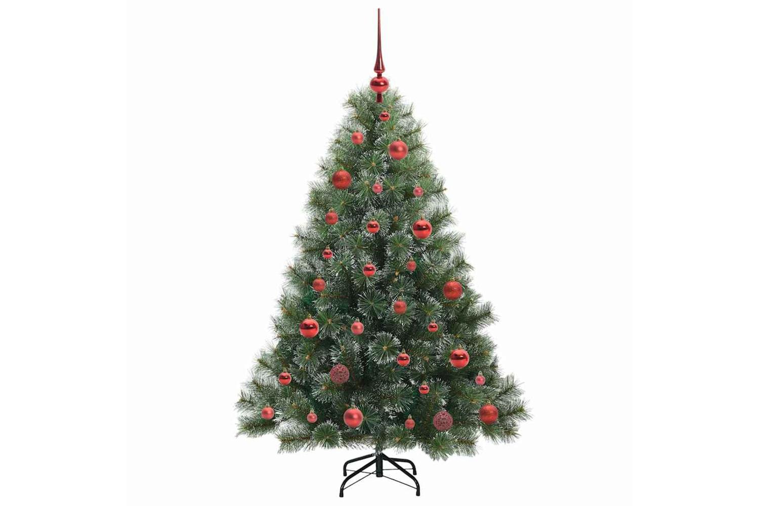 Vidaxl Artificial Christmas Tree With 150 Leds Green 150 Cm Pe And Pvc-4