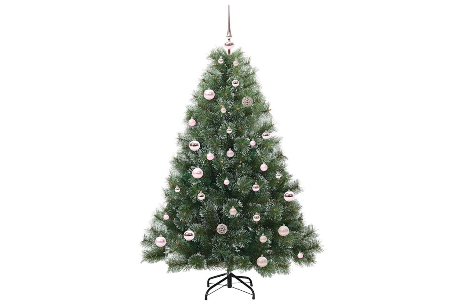 Vidaxl Artificial Christmas Tree With 150 Leds Green 150 Cm Pe And Pvc-3