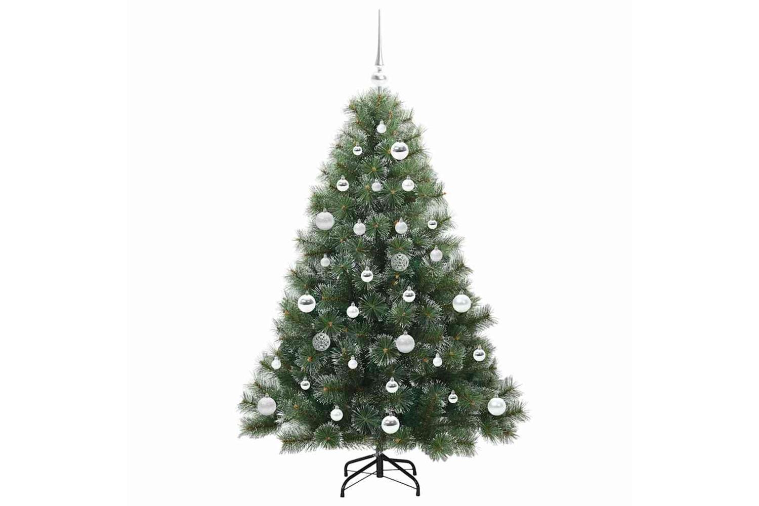 Vidaxl Artificial Christmas Tree With 150 Leds Green 150 Cm Pe And Pvc-4