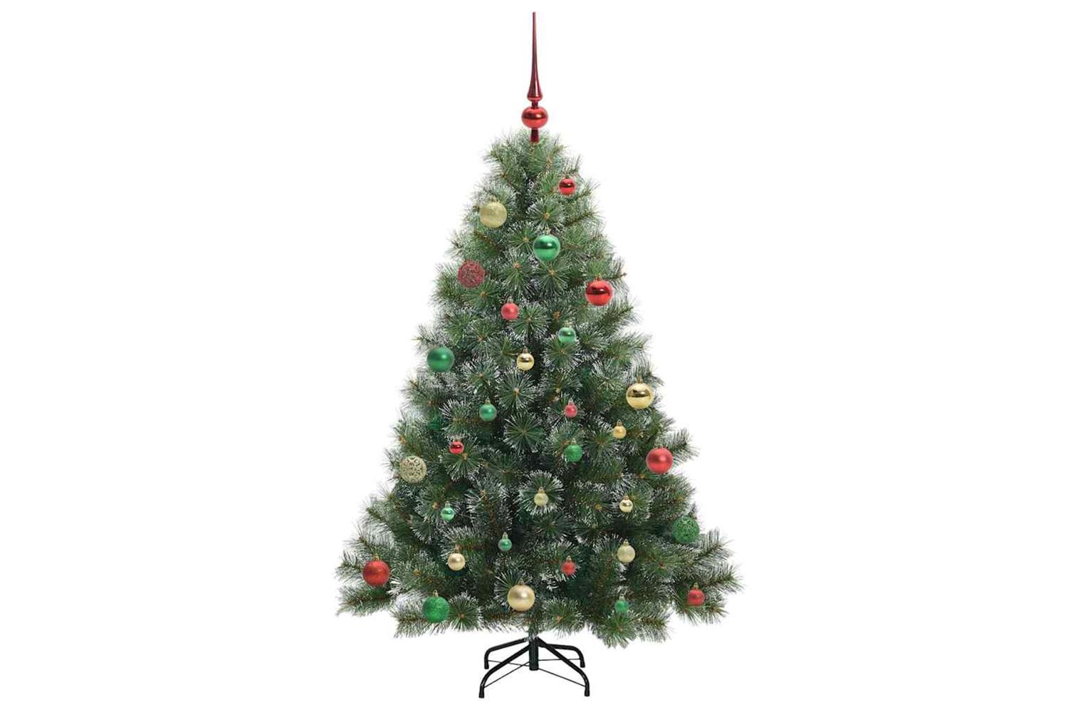 Vidaxl Artificial Christmas Tree With 150 Leds Green 150 Cm Pe And Pvc-6
