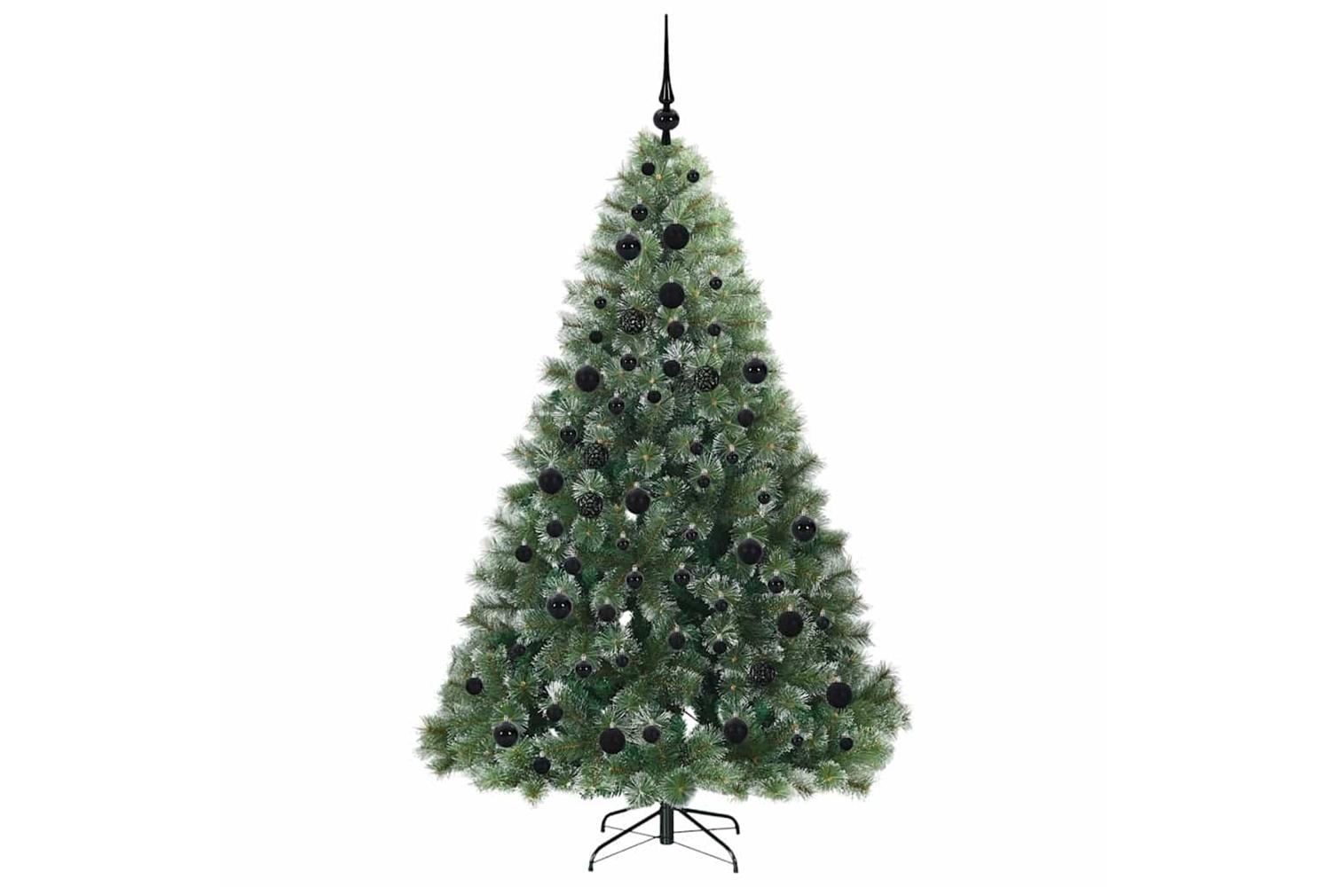 Vidaxl Artificial Christmas Tree With 300 Leds Green 180 Cm Pe And Pvc-4