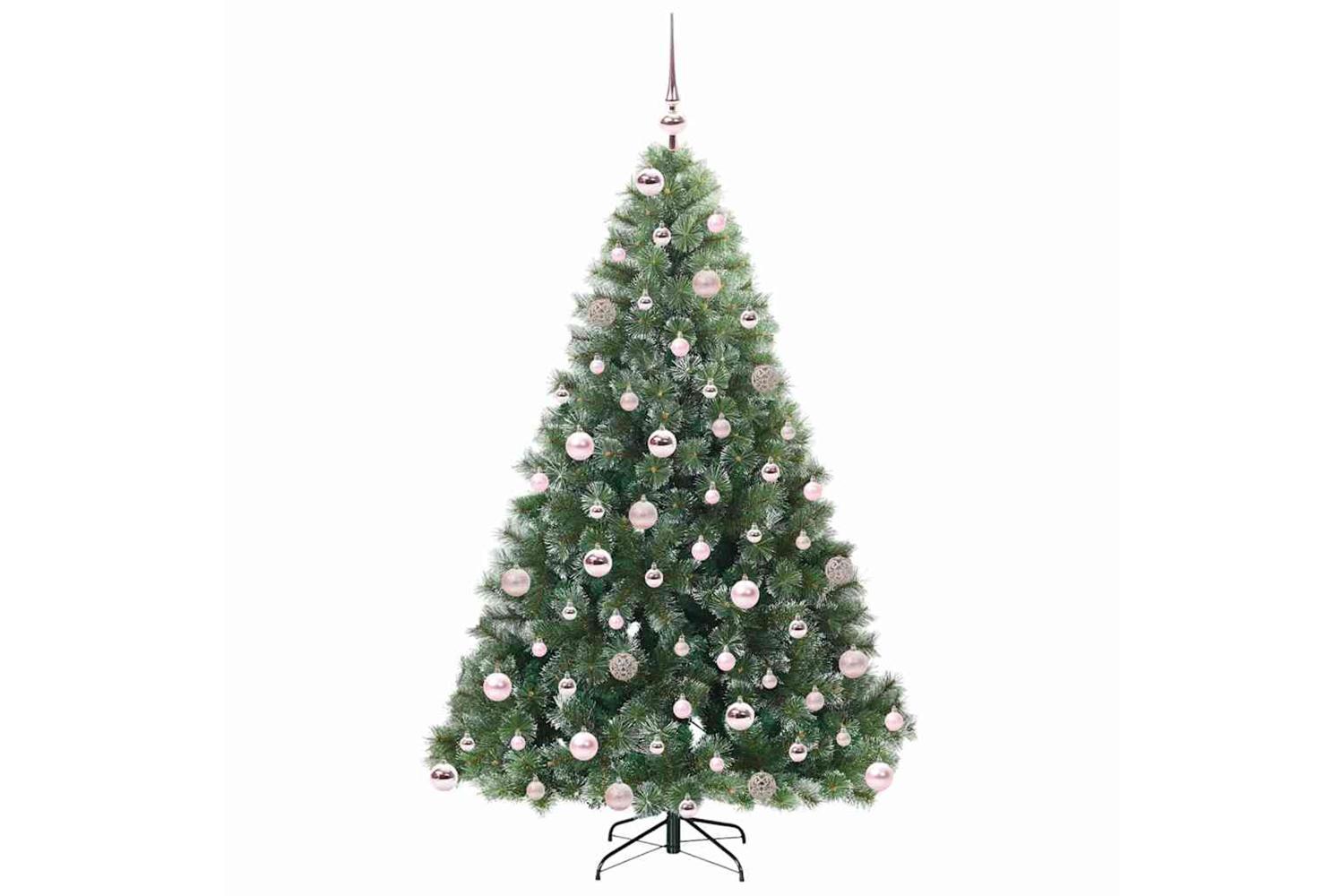Vidaxl Artificial Christmas Tree With 300 Leds Green 180 Cm Pe And Pvc-4