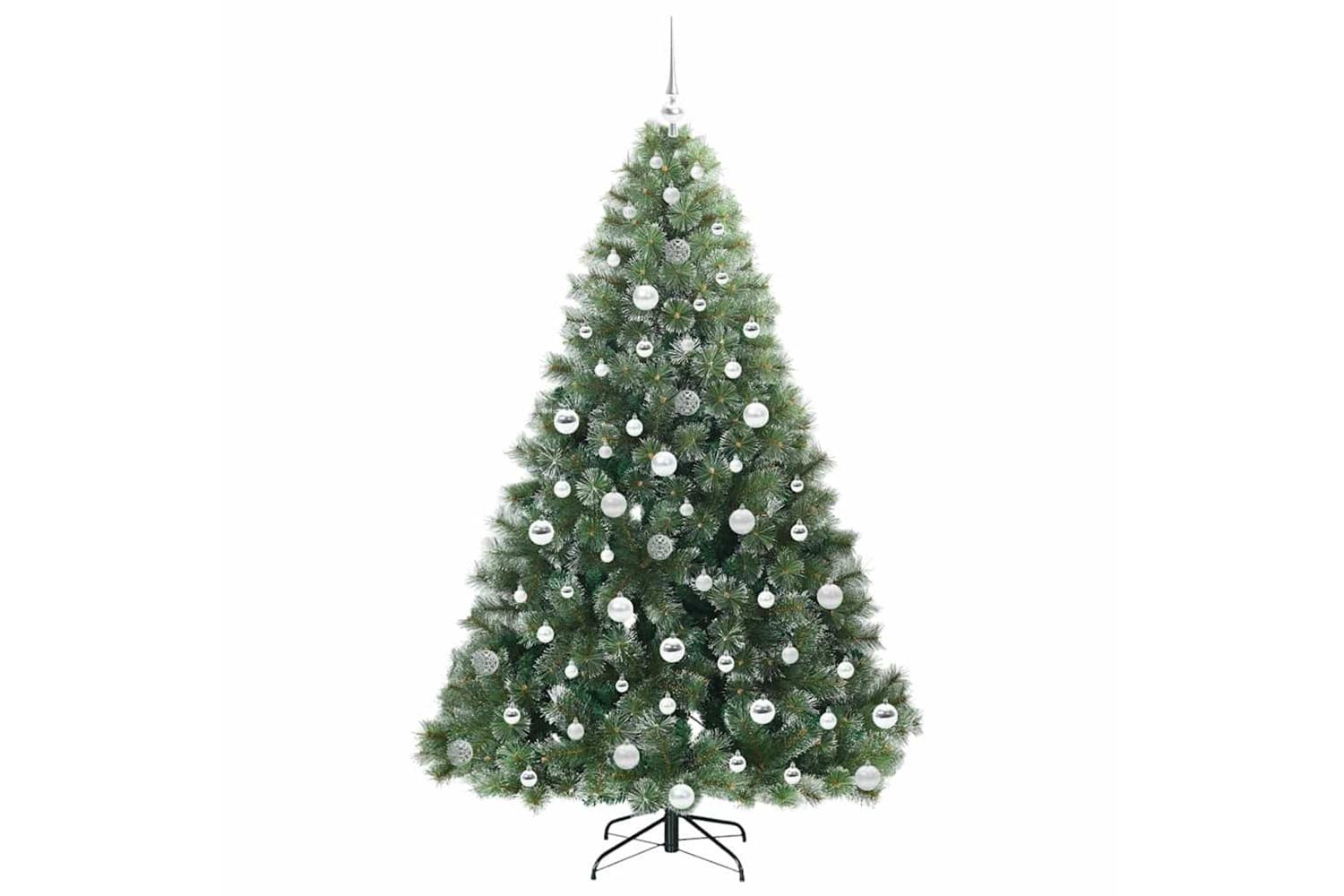 Vidaxl Artificial Christmas Tree With 300 Leds Green 180 Cm Pe And Pvc-4