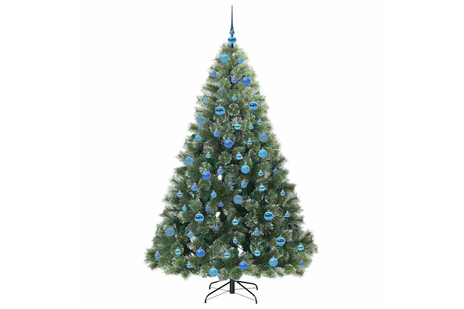 Vidaxl Artificial Christmas Tree With 300 Leds Green 180 Cm Pe And Pvc-4