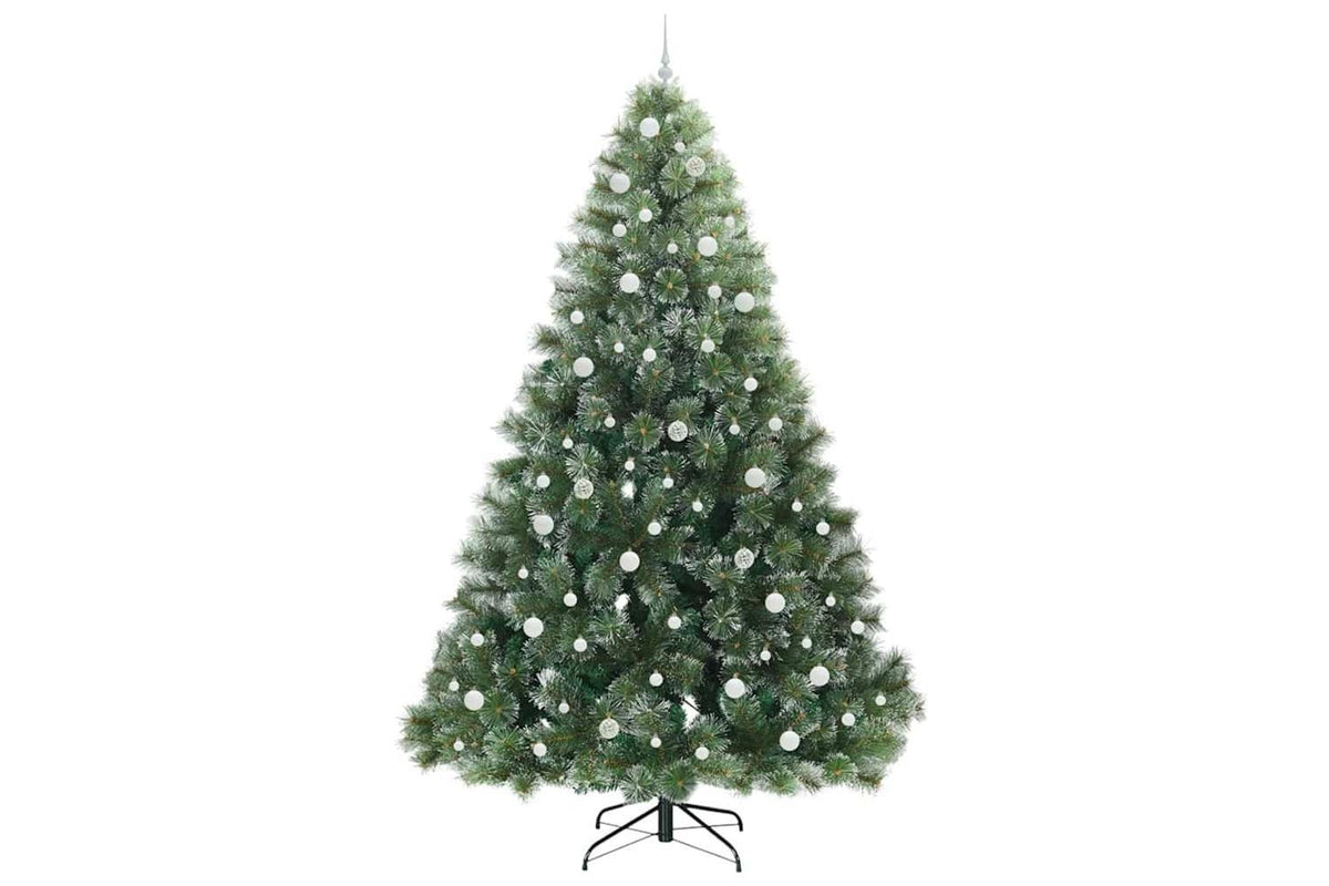 Vidaxl Artificial Christmas Tree With 300 Leds Green 240 Cm Pe And Pvc-4