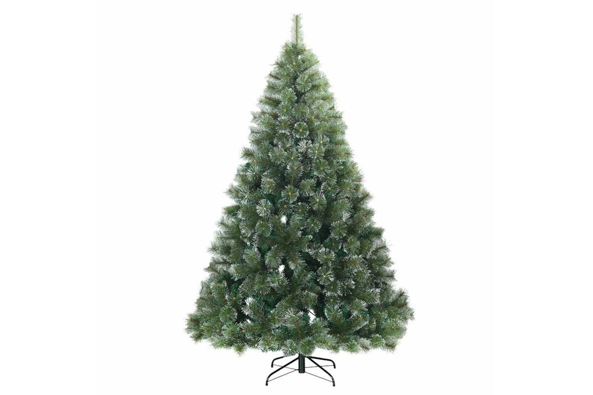 Vidaxl Artificial Christmas Tree With 300 Leds Green 240 Cm Pe And Pvc-5