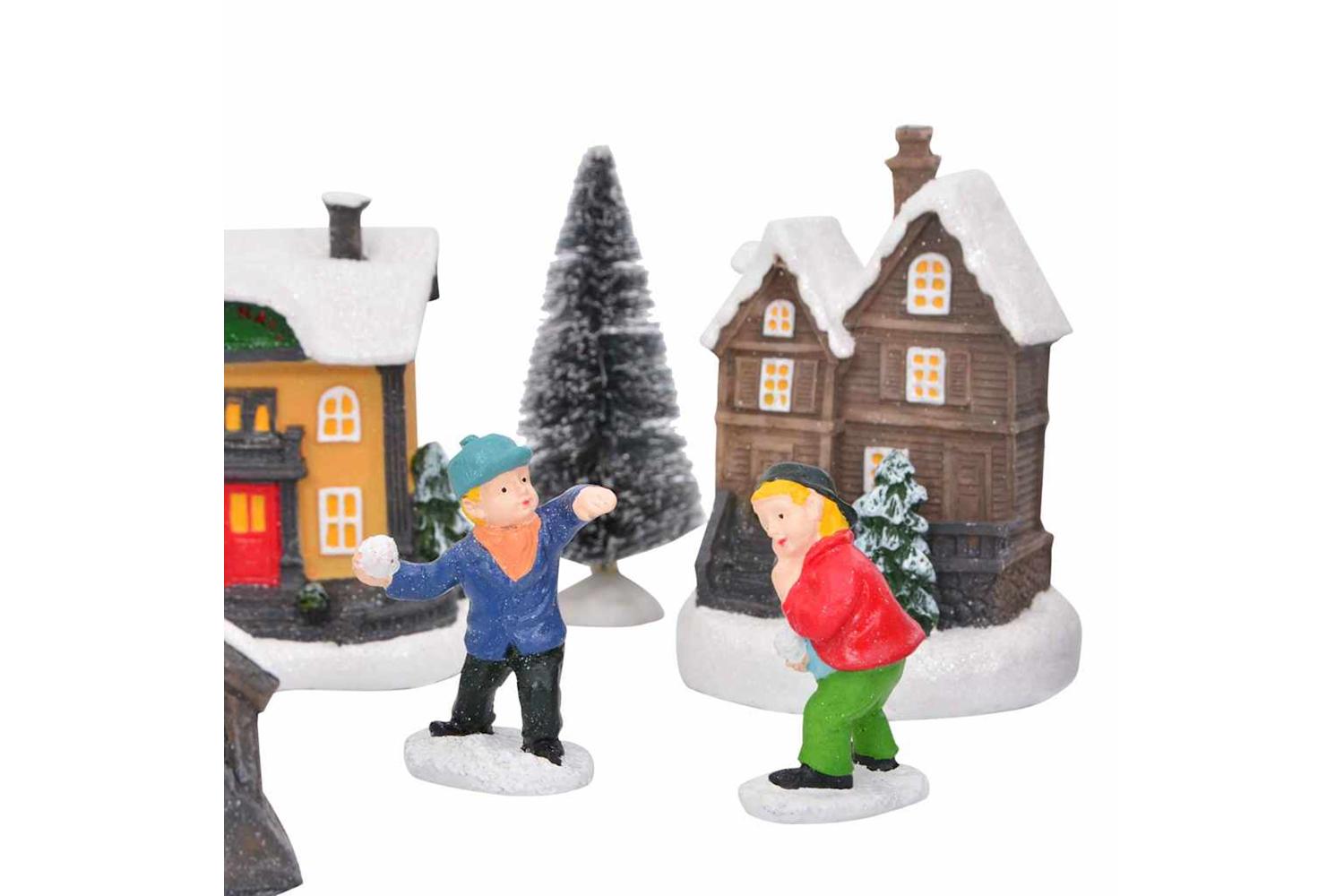 Vidaxl Christmas Tabletop Decor Multicolour Resin-5